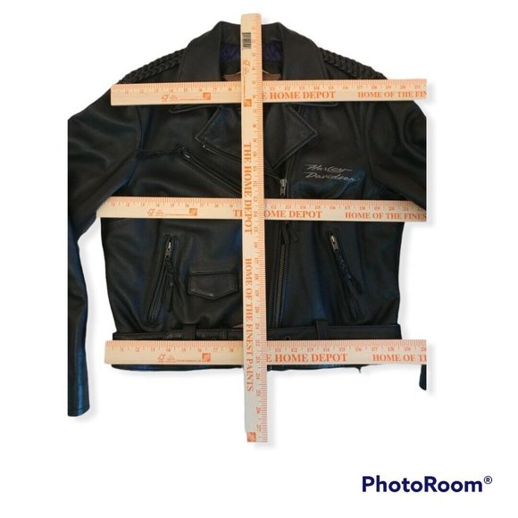 Women's Large L Harley-Davidson Leather Jacket 98528-06 - Picture 5 of 6